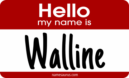 Hello my name is Walline png download