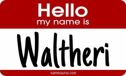 Hello my name is Waltheri png download