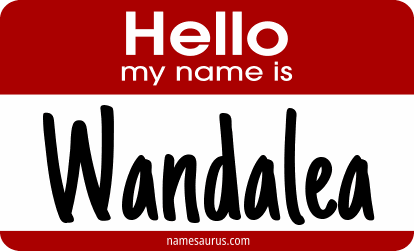 Hello my name is Wandalea png download