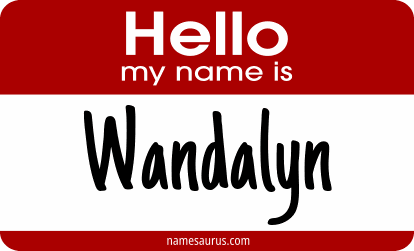 Hello my name is Wandalyn png download