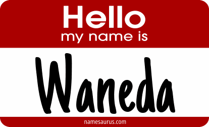 Hello my name is Waneda png download