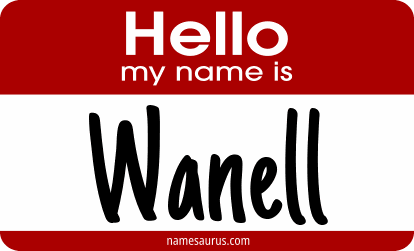 Hello my name is Wanell png download