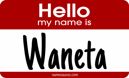 Hello my name is Waneta png download