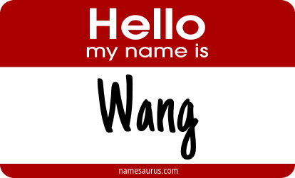 Hello my name is Wang png download