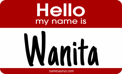 Hello my name is Wanita png download