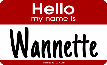 Hello my name is Wannette png download
