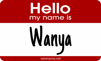 Hello my name is Wanya png download