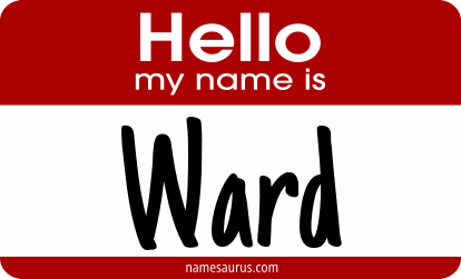 Hello my name is Ward png download