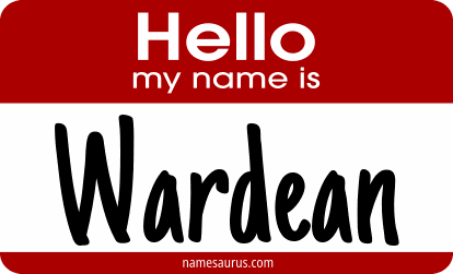 Hello my name is Wardean png download