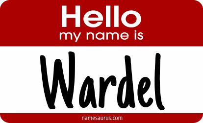 Hello my name is Wardel png download