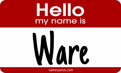 Hello my name is Ware png download