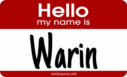 Hello my name is Warin png download