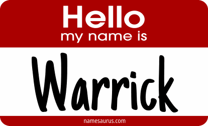 Hello my name is Warrick png download