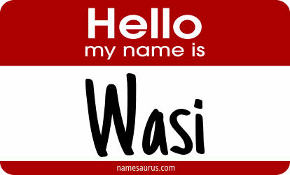 Hello my name is Wasi png download