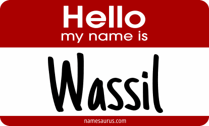 Hello my name is Wassil png download