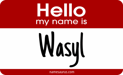 Hello my name is Wasyl png download