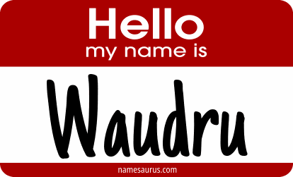 Hello my name is Waudru png download