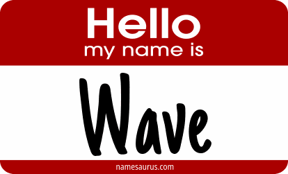 Hello my name is Wave png download