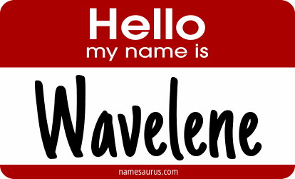 Hello my name is Wavelene png download