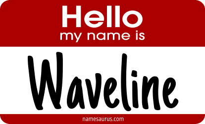 Hello my name is Waveline png download