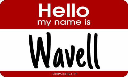 Hello my name is Wavell png download