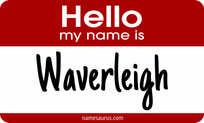 Hello my name is Waverleigh png download