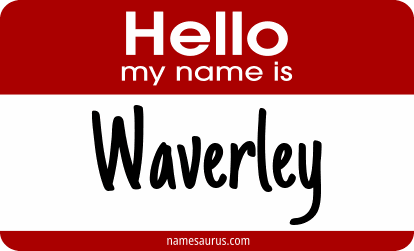 Hello my name is Waverley png download