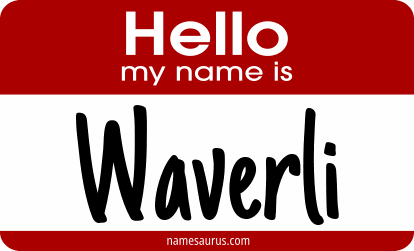 Hello my name is Waverli png download