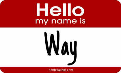 Hello my name is Way png download