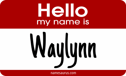 Hello my name is Waylynn png download