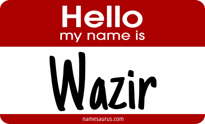 Hello my name is Wazir png download