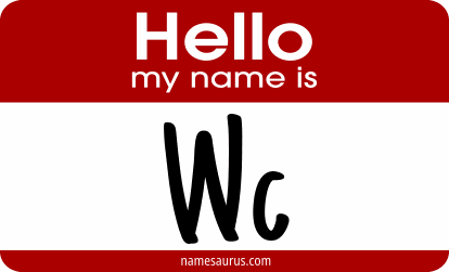 Hello my name is Wc png download
