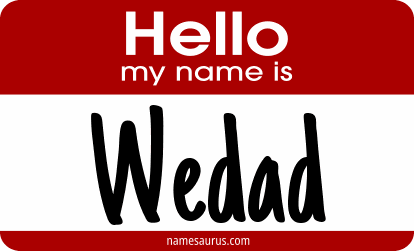 Hello my name is Wedad png download