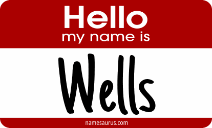 Hello my name is Wells png download