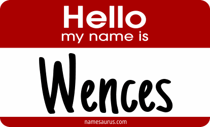 Hello my name is Wences png download