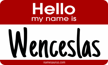 Hello my name is Wenceslas png download