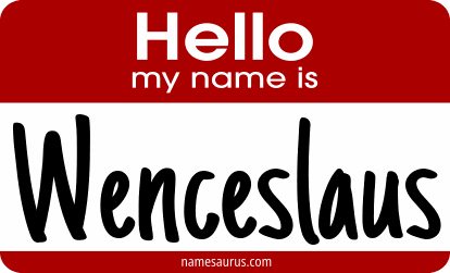 Hello my name is Wenceslaus png download