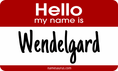 Hello my name is Wendelgard png download