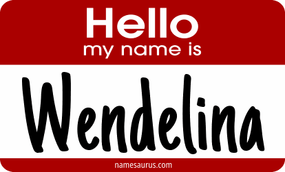 Hello my name is Wendelina png download