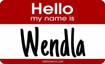 Hello my name is Wendla png download