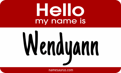 Hello my name is Wendyann png download