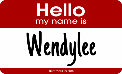 Hello my name is Wendylee png download