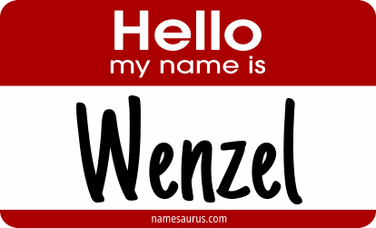 Hello my name is Wenzel png download