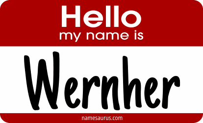 Hello my name is Wernher png download