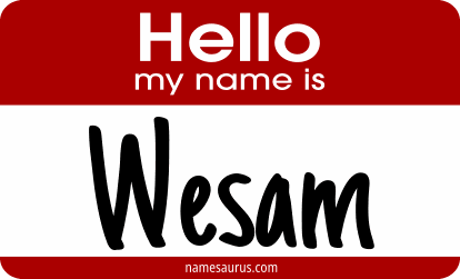Hello my name is Wesam png download
