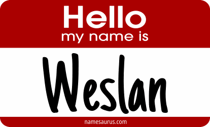 Hello my name is Weslan png download