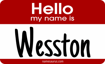 Hello my name is Wesston png download