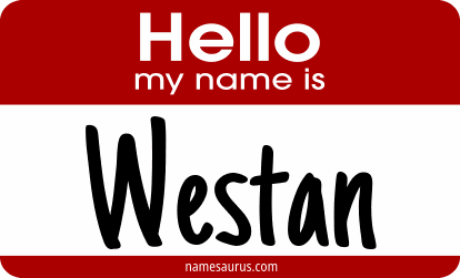 Hello my name is Westan png download
