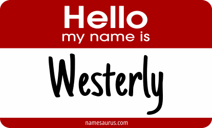 Hello my name is Westerly png download
