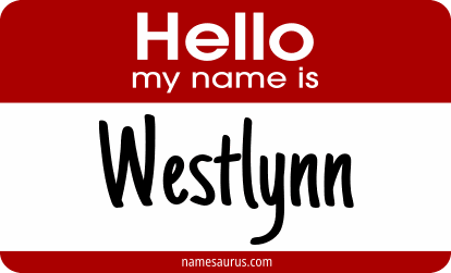 Hello my name is Westlynn png download